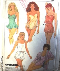 8393 KIMONO, TAP SHORTS,BIAS CAMISOLE,TEDDY PATTERN 6-10,10-14